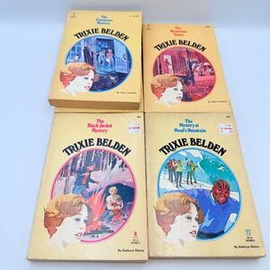 Trixie Belden Mystery Book Lot 4 Vintage Paperbacks Books 3 4 8 22 Kathryn Kenny